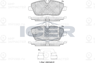 Запчасть ICER 181662200
