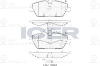 Запчасть ICER 181662202