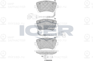 Запчасть ICER 181674