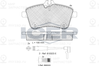 Запчасть ICER 181677700