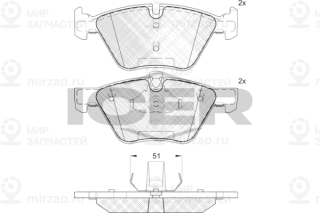 Запчасть ICER 181683