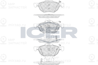 Запчасть ICER 181695