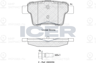 Запчасть ICER 181722701