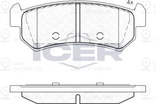 Запчасть ICER 181727