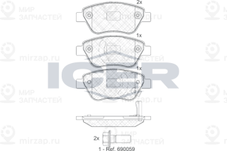 Запчасть ICER 181810
