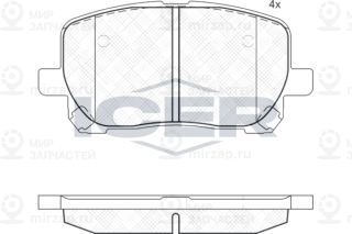 Запчасть ICER 181820
