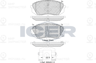Запчасть ICER 181826202