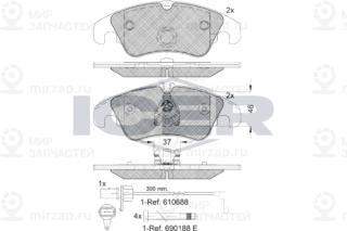 Запчасть ICER 181862202