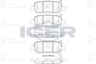 Запчасть ICER 181901203