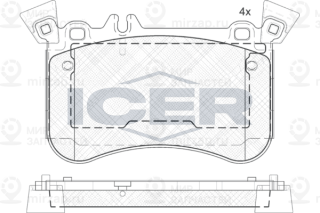 Запчасть ICER 182042203