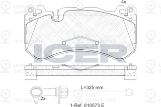 Запчасть ICER 182079203