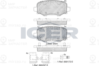 Запчасть ICER 182176203