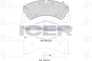 Запчасть ICER 182206