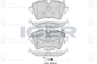 Запчасть ICER 182211