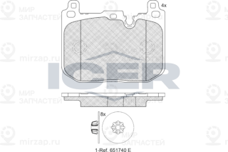 Запчасть ICER 182247