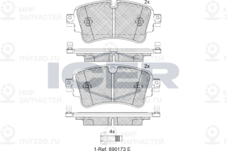 Запчасть ICER 182256