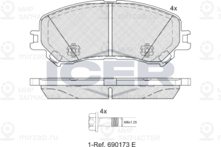 Запчасть ICER 182259