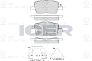 Запчасть ICER 182278