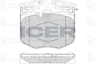 Запчасть ICER 182280