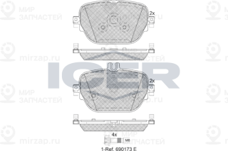 Запчасть ICER 182288