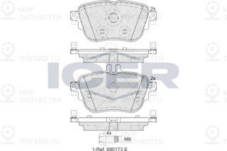 Запчасть ICER 182290