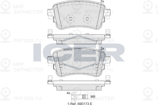 Запчасть ICER 182294