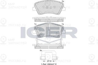 Запчасть ICER 182314