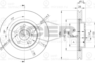 Запчасть ICER 78BD31072