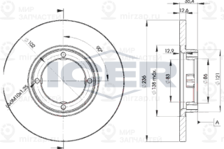 Запчасть ICER 78BD43922