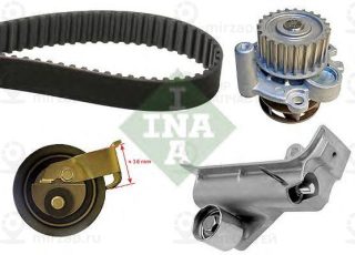 Комплект Ремня Грм Vag 1.8T 95-06 (С Помпой) INA 530034530