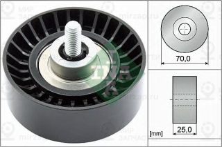 532 0655 10_Ролик Приводного Ремня!\ Ford Focus/Fiesta/Galaxy, Volvo S60/V40/V60 INA 532065510