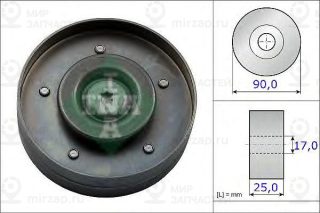 Паразитный / ведущий ролик поликлинового ремня INA 532069410