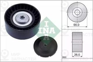 532 0804 10_Ролик Ремня Генератора!\ Bmw F39/F45/F46/F48 2.0-3.0I/2.0D INA 532080410