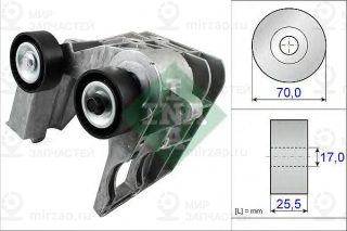 Натяжитель Ремня Ford Fiesta/Ka 01- INA 534046710