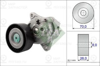 Ролик Руч.ремня С Натяжителем Mercedes W203/204 200-220Cdi 01=> INA 534048110