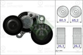 Ролик Руч.ремня С Натяжителем Bmw F20,21 (114D-125D) 10=> INA 534048210