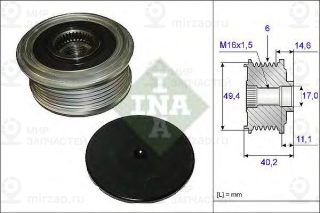 Запчасть INA 535012410