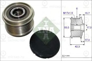 Механизм Свободного Хода Генератора INA 535015410