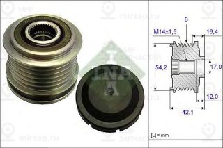 Механизм Свободного Хода Генератора INA 535018110
