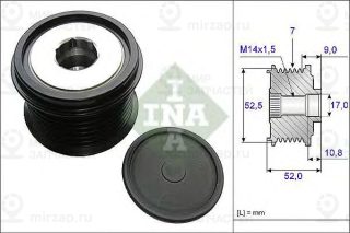 Механизм Свободного Хода Генератора INA 535020910