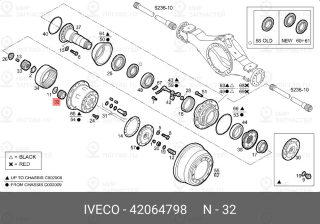 Запчасть IVECO 42064798