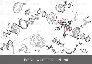 Запчасть IVECO 42100807