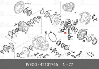 Запчасть IVECO 42101766