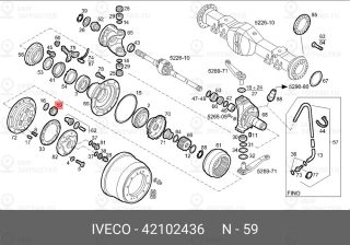 Запчасть IVECO 42102436