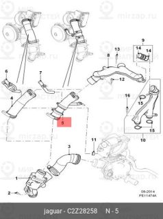 Запчасть JAGUAR C2Z28258