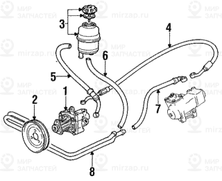 Запчасть BMW 32421722556