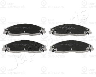 Комплект тормозных колодок (дисковый тормоз) JAPANPARTS PA014AF