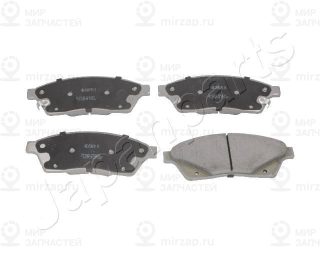 Комплект тормозных колодок (дисковый тормоз) JAPANPARTS PA041AF