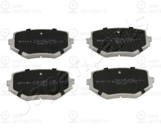 Комплект тормозных колодок (дисковый тормоз) JAPANPARTS PA893AF