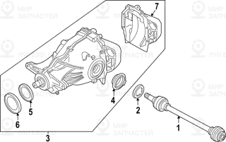 Запчасть BMW 33109425858